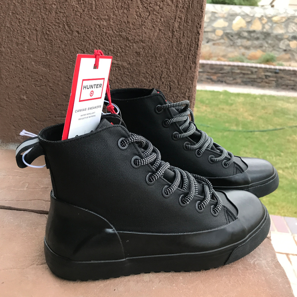 Hunter for Target Adult Usx Black Sneakers New OBO